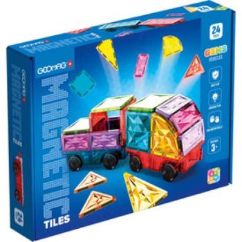 Geomag Magnetic Tiles Gems járművek kép