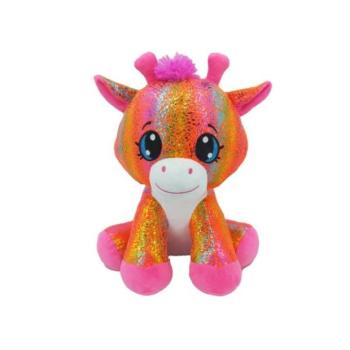 Giraffe Star Sparkle plüss narancs 37cm kép