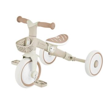 Globber gyerek háromkerekű futóbicikli - Learning Trike 2in1 PLUS Ecologic Coconut kép