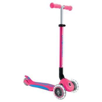 Globber gyerek összecsukható roller Elite Lights Fuchsia