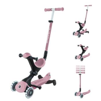 Globber roller Go Up deluxe lights ecologic 360 ° Berry kép