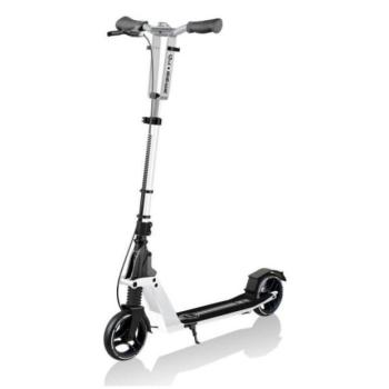 Globber roller ONE K 165 BR Deluxe White első lengéscsillapítóval és fékkel, teherbírás 100kg kép