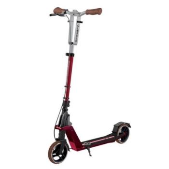 Globber Roller One K 165 Deluxe Vintage Red első lengéscsillapítóval és fékkel, teherbírás 100kg kép