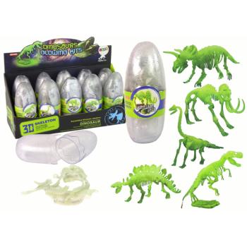 Glow in the Dark 3D Mamut dinoszaurusz csontváz tojásban kép
