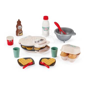 Goffrisütő konyhába hozzávalókkal 100% Chef Écoiffier goffrival 19 kiegészítő 18 hó-tól kép