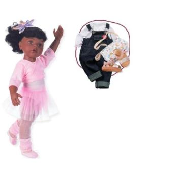 Götz baba Hannah Lea afroamerikai balerina 50cm kép