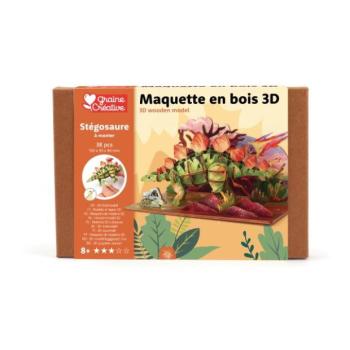 GRAINE CREATIVE Fa 3D modell Stegosaurus kép
