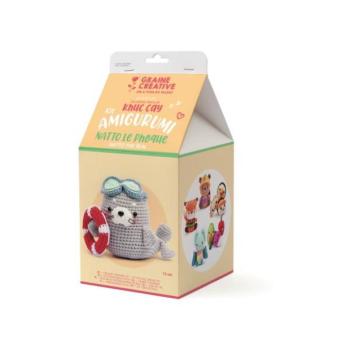 GRAINE CREATIVE Horgolókészlet Fóka kép