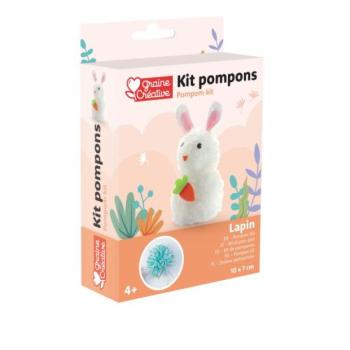 GRAINE CREATIVE Kreatív pompom készlet Nyuszi kép