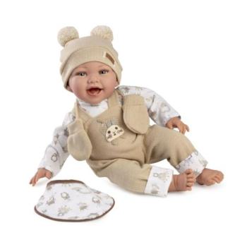 Guca 845 Oliver - élethű baba puha textil testtel - 42 cm kép
