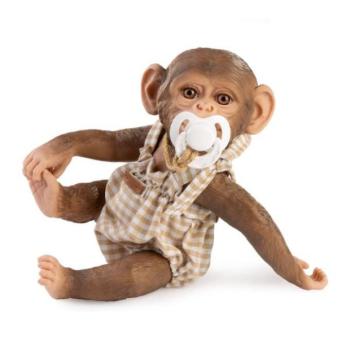 Guca 991 REBORN MONKEY - valósághű baba majom teljes vinil testtel - 32 cm kép
