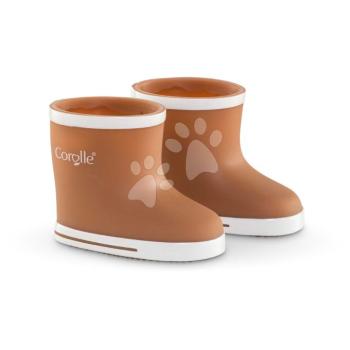 Gumicsizma játékbabának Rain Boots Brown Mon Grand Poupon Corolle 36 cm játékbabának 24 hó-tól kép