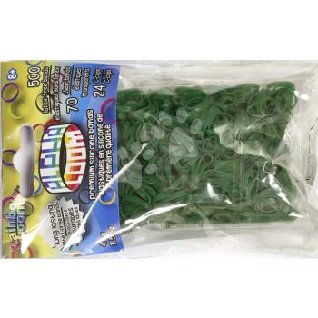 Gumik Alpha Bands Dark Rainbow Loom 500 drb sötétzöld 6 évtől kép