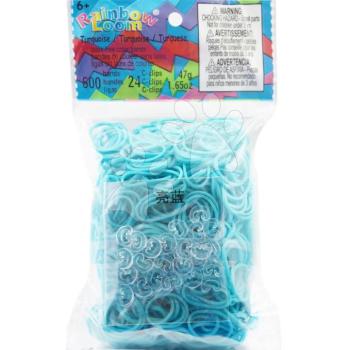 Gumik Turquoise Rainbow Loom 600 drb türkíz 6 évtől kép