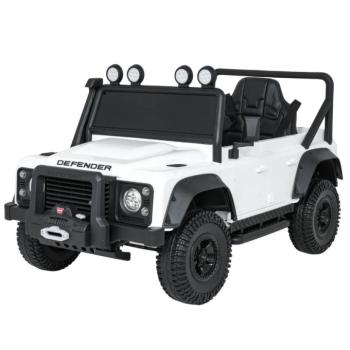 Gyerek elektromos játékautó Land Rover Defender 110 SVX Concept fehér kép