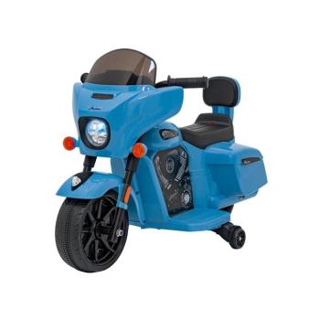 Gyerek elektromos motorkerékpár Chopper INDIAN kék kép