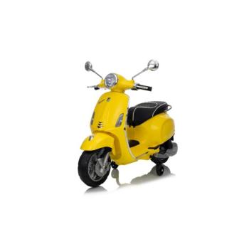 Gyerek elektromos robogó Vespa ROMA sárga kép