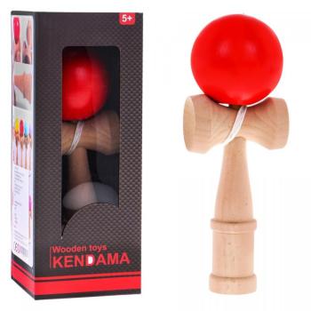Gyerek fa játék Kendama piros
