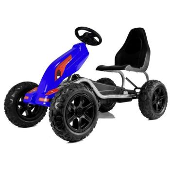 Gyerek gokart Monster felfújható kerekekkel, kék kép