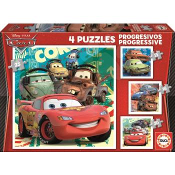 Gyerek puzzle Disney Verdák 2 Educa 25-20-16-12 db 14942 színes kép