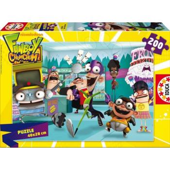 Gyerek puzzle Fanboy & Chum Chum Educa 200 db 15476 kép