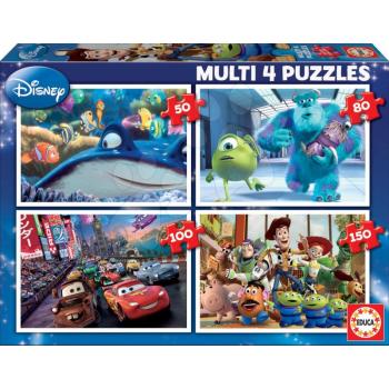 Gyerek puzzle Pixar Educa 150-100-80-50 db 15615 színes kép