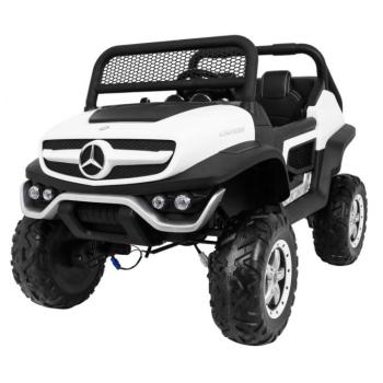 Gyermek elektromos kisautó Buggy 4x4 Mercedes-Benz Unimog fehér kép