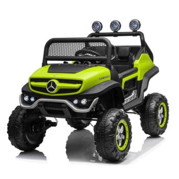 Gyermek elektromos kisautó Buggy Mercedes-Benz Unimog 4x4 zöld kép