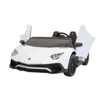 Gyermek elektromos kisautó Lamborghini Aventador SV fehér kép