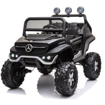 Gyermek elektromos kisautó Mercedes-Benz Unimog S 4x4 fekete kép