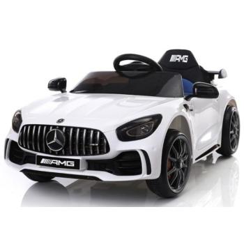Gyermek elektromos kisautó Mercedes GTR fehér kép