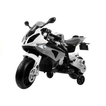 Gyermek elektromos motorkerékpár BMW S1000RR Maxi ezüst kép