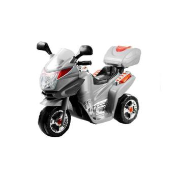 Gyermek elektromos motorkerékpár ezüst kép