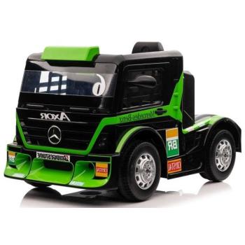 Gyermek elektromos teherautó Mercedes Axor LCD zöld kép