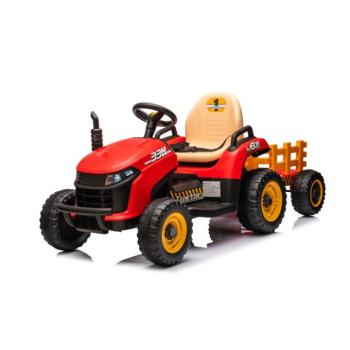 Gyermek elektromos traktor BBH-030 pótkocsival piros kép