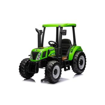 Gyermek elektromos traktor MX-616 fülkével 12V | 2x45W zöld kép