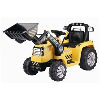 Gyermek elektromos traktor Power ekével sárga kép
