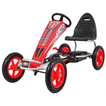 Gyermek gokart felfújható kerekekkel Ahead AIR piros kép