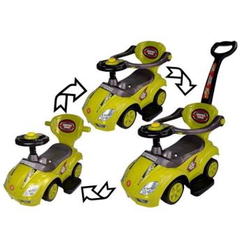 Gyermek jármű 3 az 1-ben Mega Car sárga kép