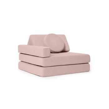 Gyermek kihajtható habszivacs fotel SHAPPY ORIGINAL Szín: Soft Pink kép