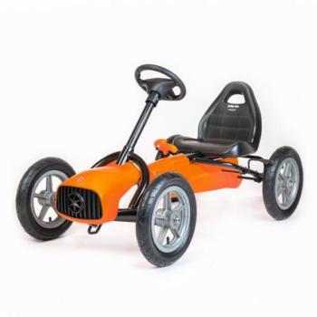 Gyermek pedálos gokart Go-kart Baby Mix Buggy narancssárga kép