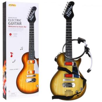 Gyermek rock elektromos gitár - fa kép