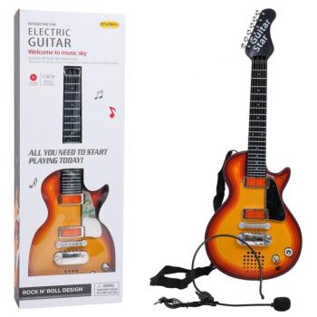 Gyermek rock elektromos gitár - piros kép
