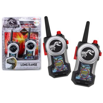 Gyermek Walkie-Talkie rádiók dinoszaurusz motívummal, hatótávolság 30-80 m kép