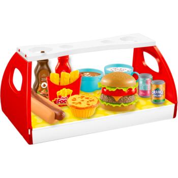 Gyorsétterem készlet - hamburger és hot dog kiegészítőkkel