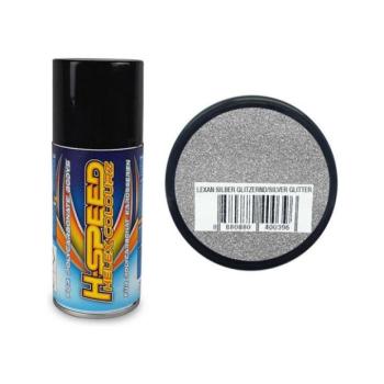 H-Speed spray festék metál ezüst 150ml kép