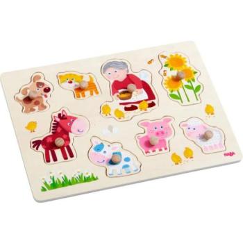 Haba Fa puzzle Nagymama és az ő állatkái