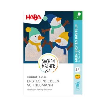 Haba Kreatív készlet Első papírlyukasztás Hóember kép