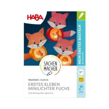 Haba Kreatív készlet Első ragasztós mini lámpa Róka kép