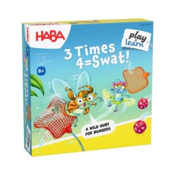 Haba Play&Learn Oktató családi játék 3x4 Pác Kis szorzótábla 100-ig 8 éves kortól kép